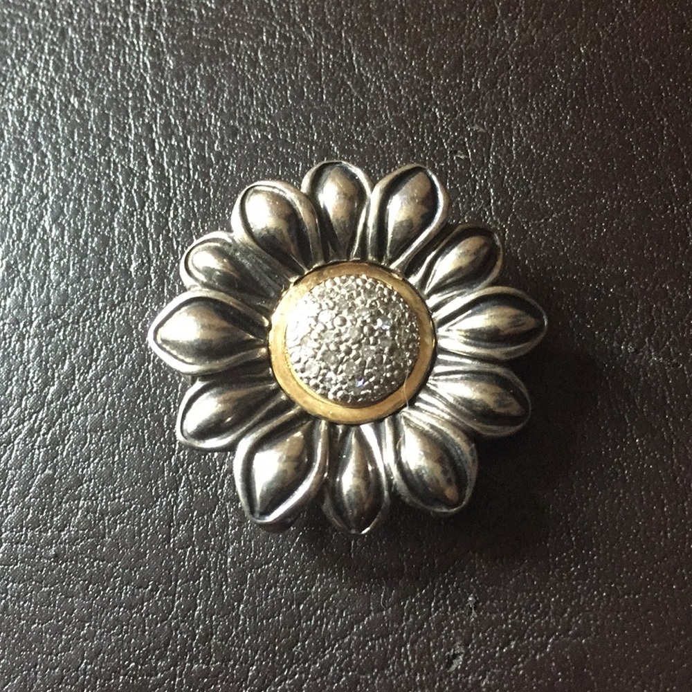 Vintage Israel Brooch 925/14k